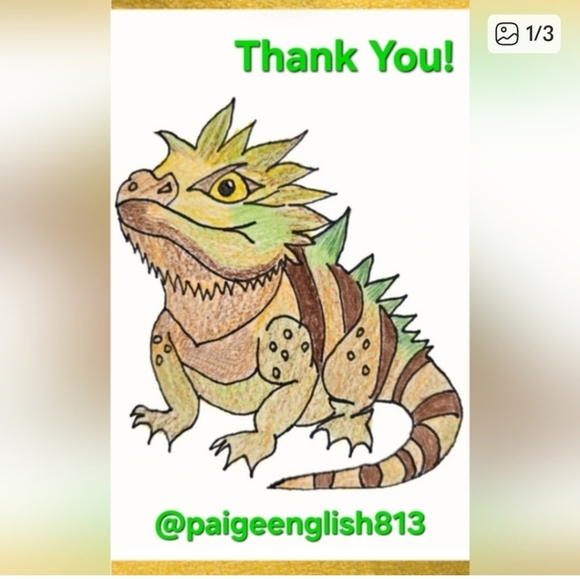 REQUESTS- Custom Hand Crafted Business Thank You Cards 50 Count - Picture 12 of 16